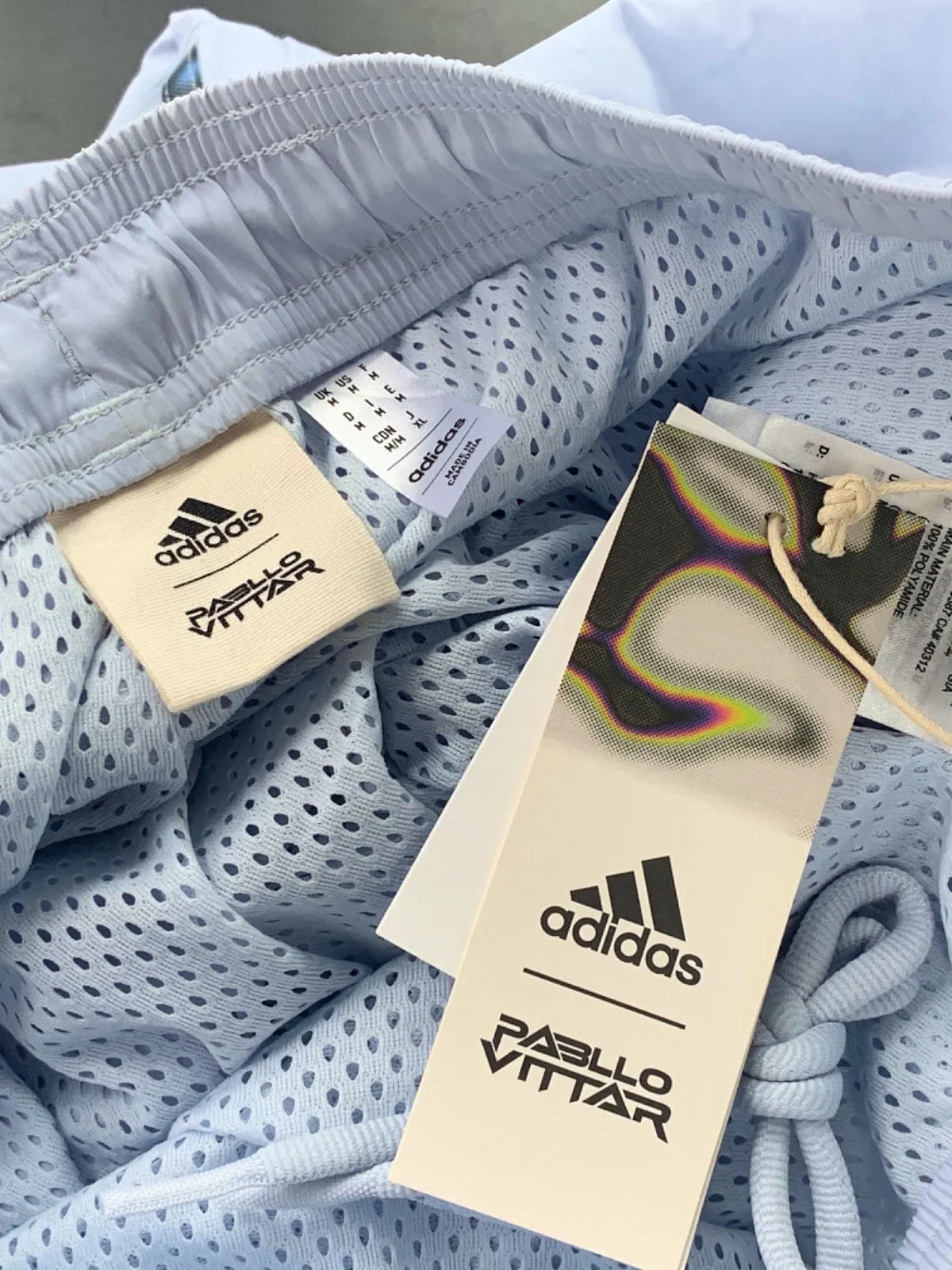 Adidas Blue Pablo Vittar Track Bottoms UK M