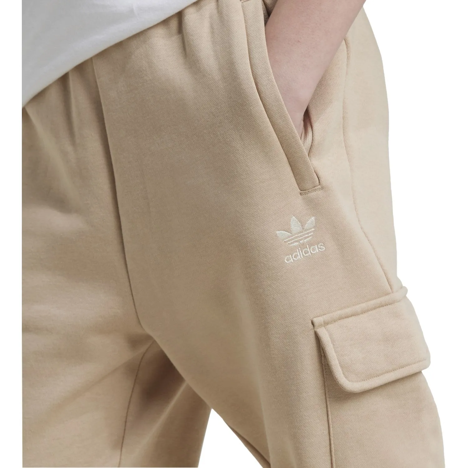 adidas Originals Magic Beige Fleece Cargo Sweatpants