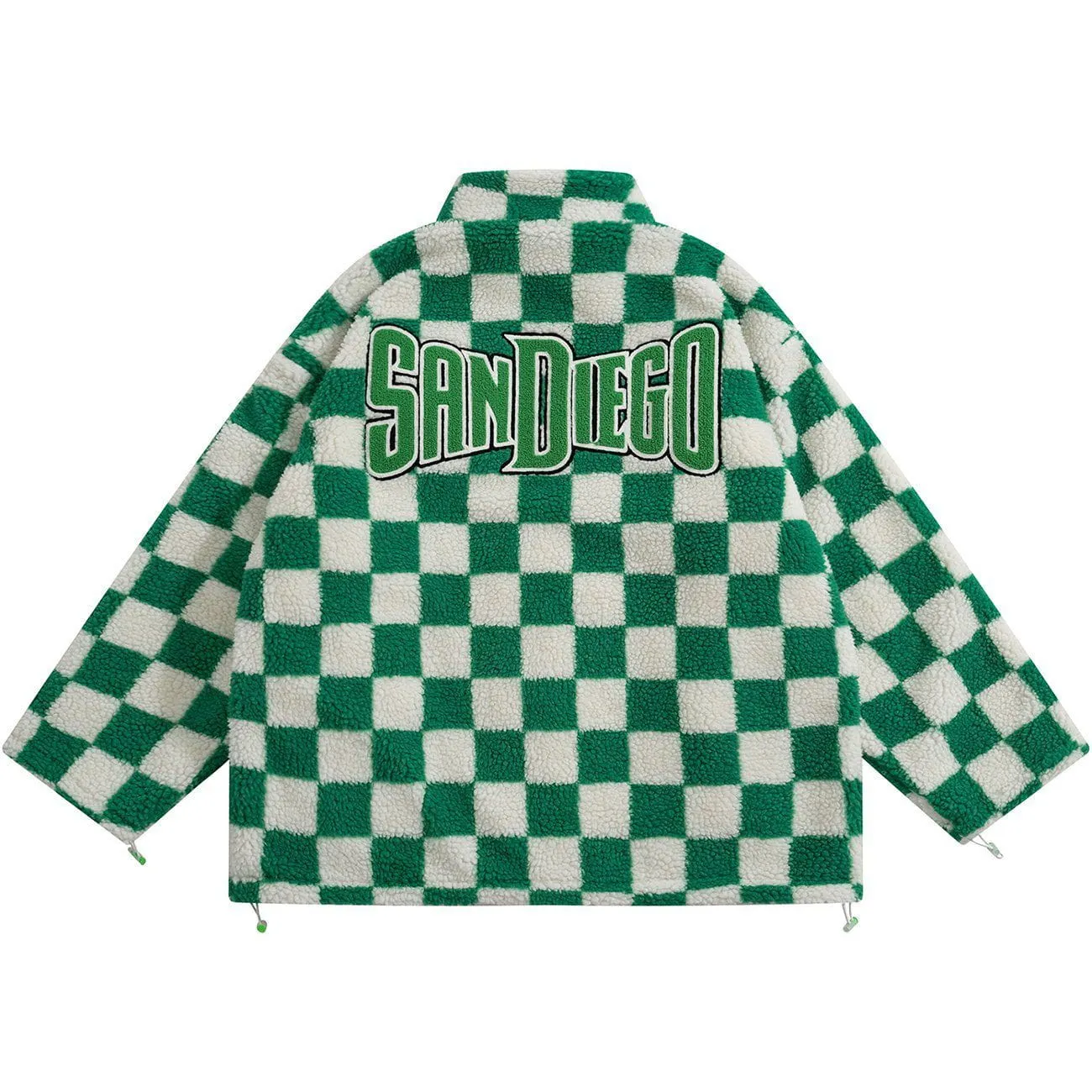 AlanBalen® - Checkerboard Double-sided Winter Coat