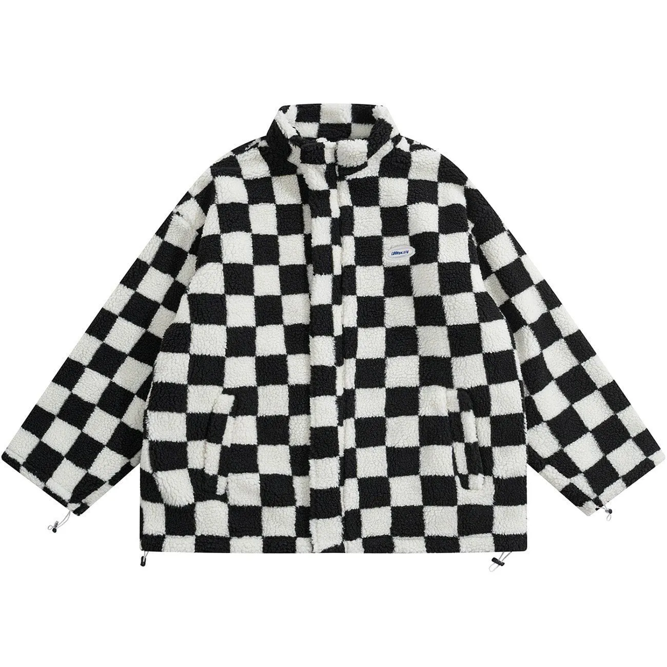 AlanBalen® - Checkerboard Double-sided Winter Coat