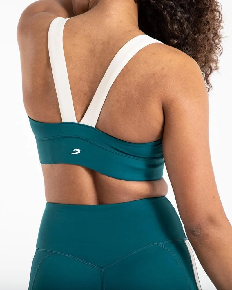 ALICIA SPORTS BRA - TEAL