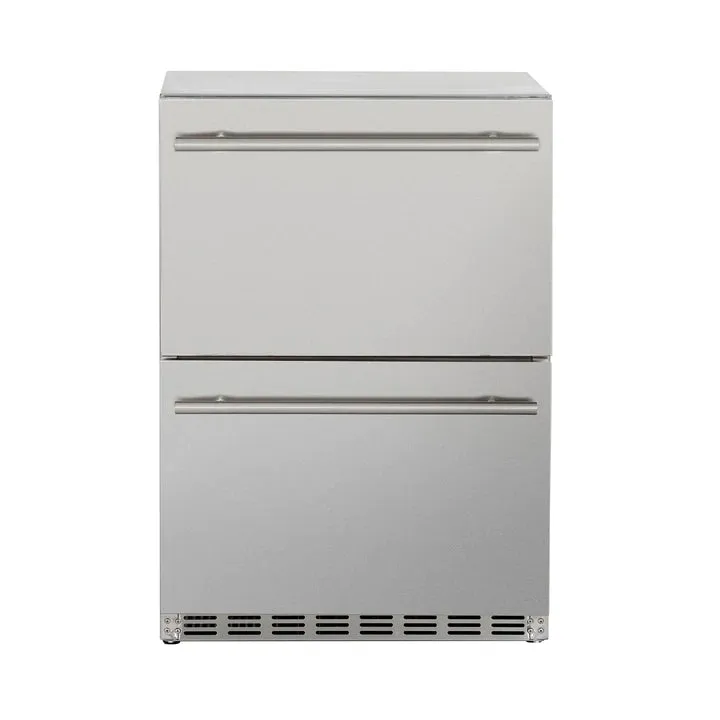 American Made Grills Deluxe 5.3 cu. ft. Outdoor 2 Drawer Refrigerator