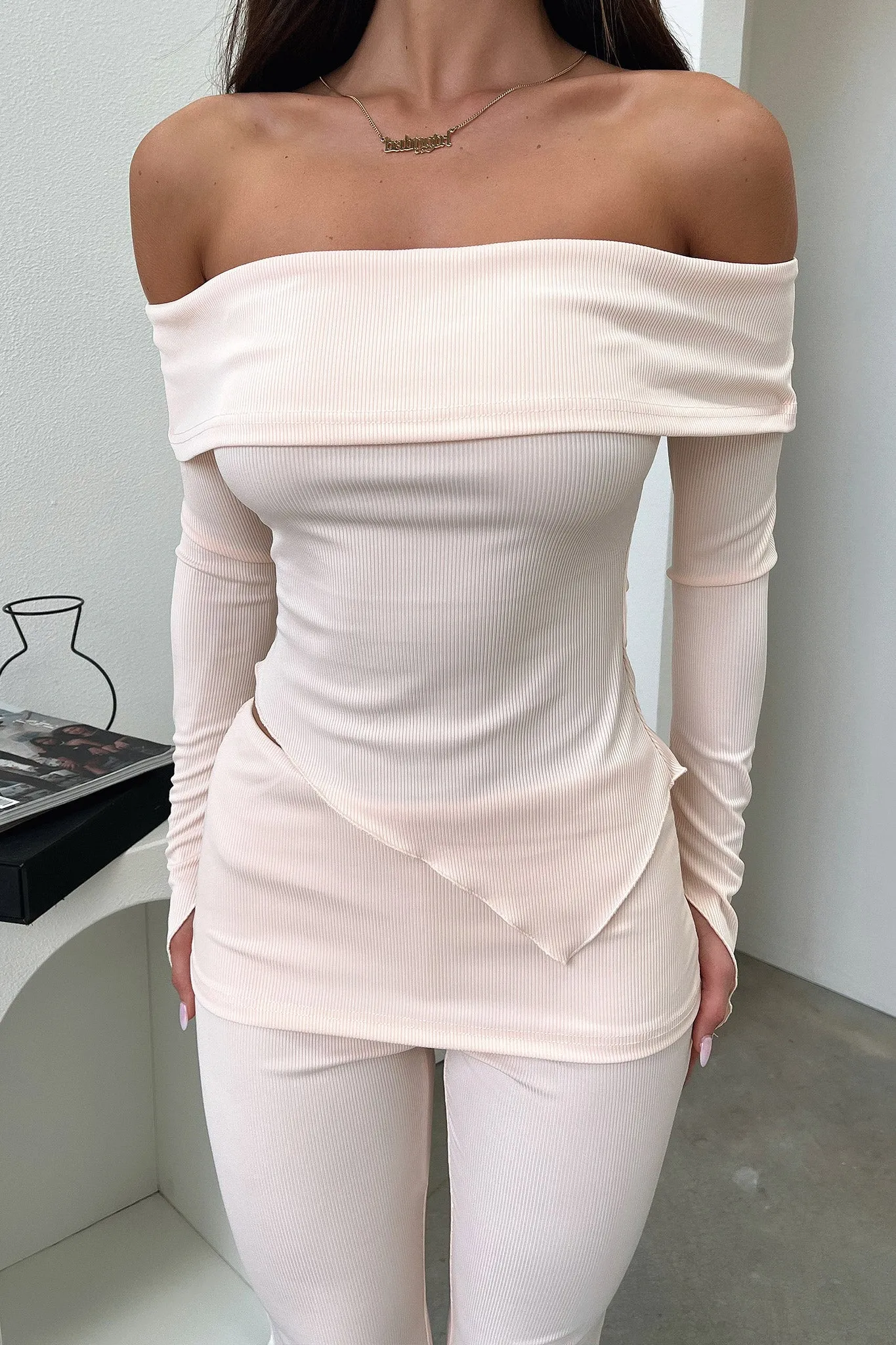 Aniston Top - Beige