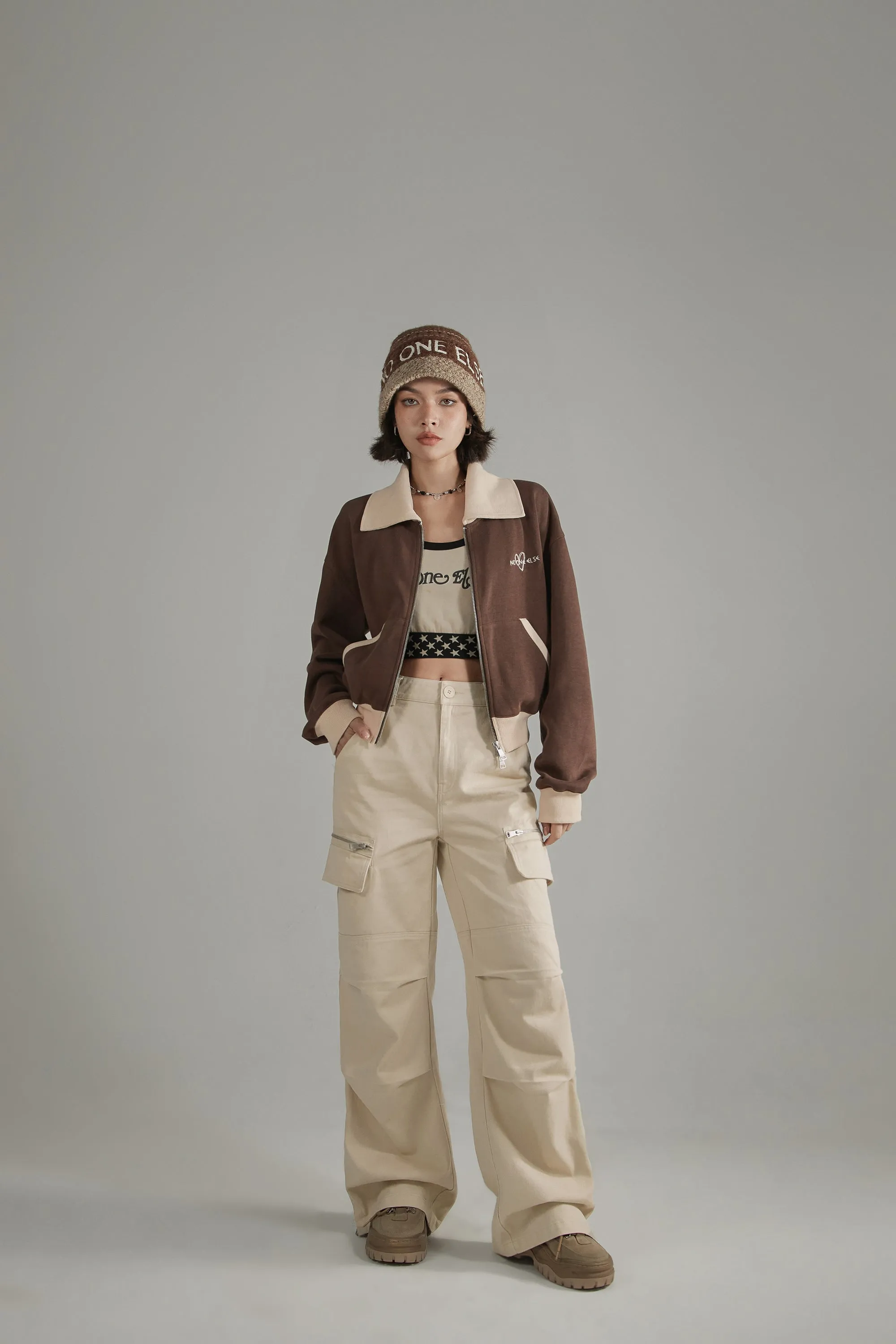 Basic Wide Cargo Pants