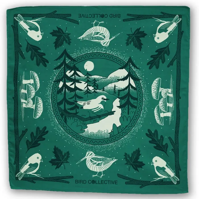 Bird Collective Woodland Bandana