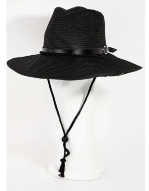 BUCKLE STRAP PANAMA HAT