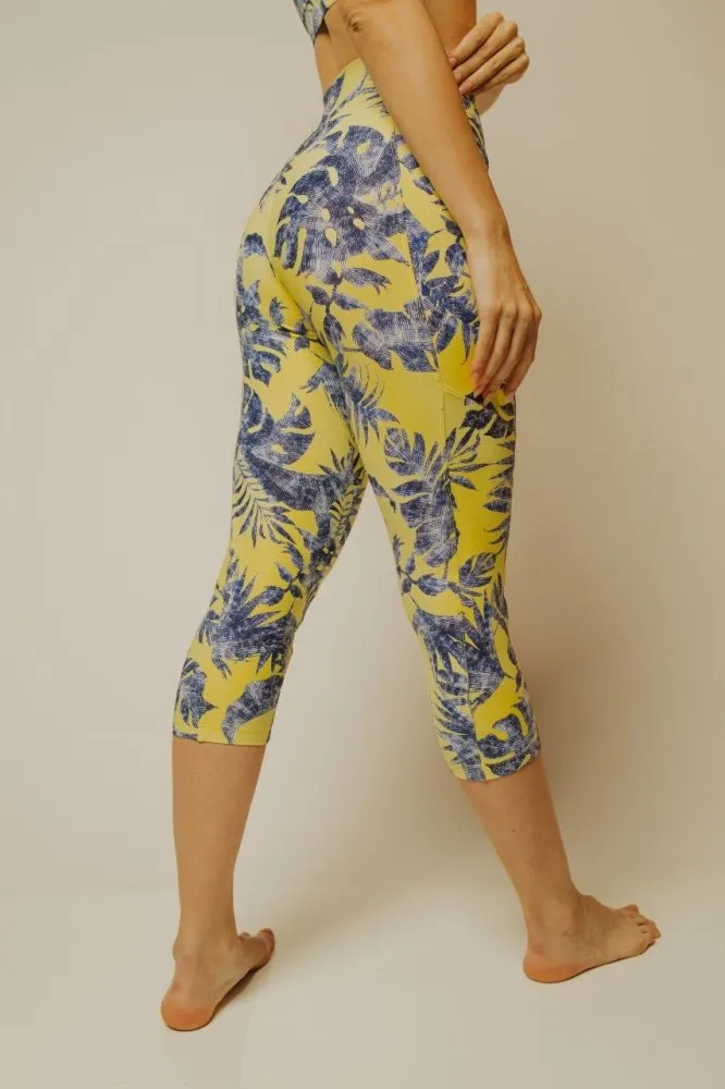 Capri Legging with Pockets - 'ALOHI