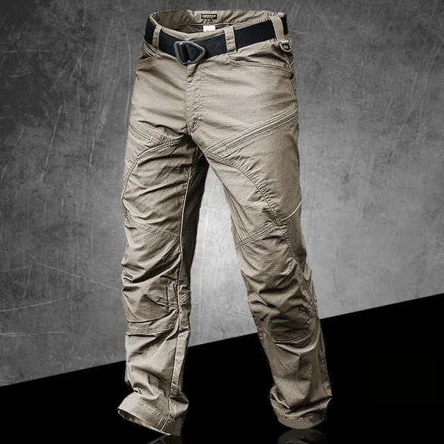 Cargo Pants Men Elastic Waterproof Army Tactical Military Hiking