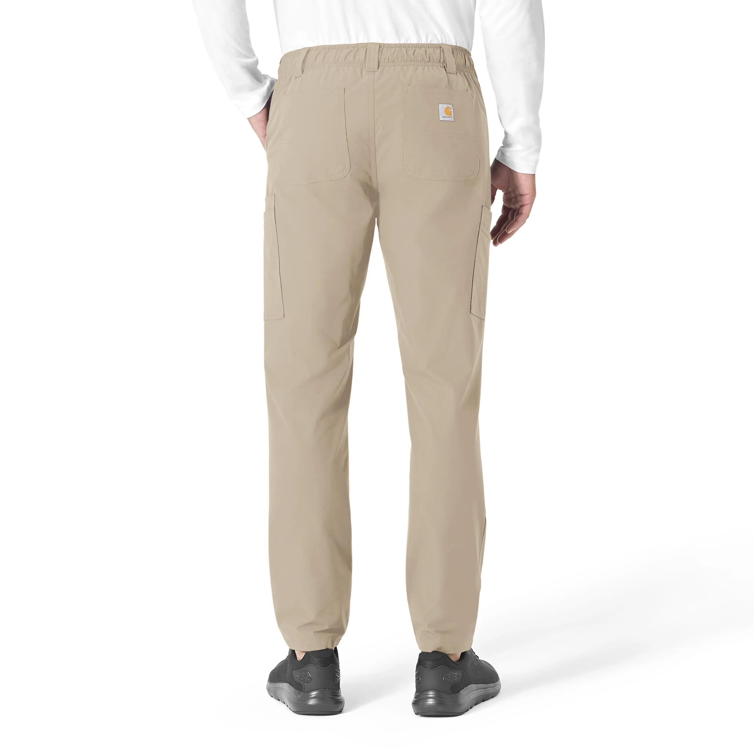 Carhartt Force Essentials Men's Straight Leg Cargo Scrub Pant - Khaki