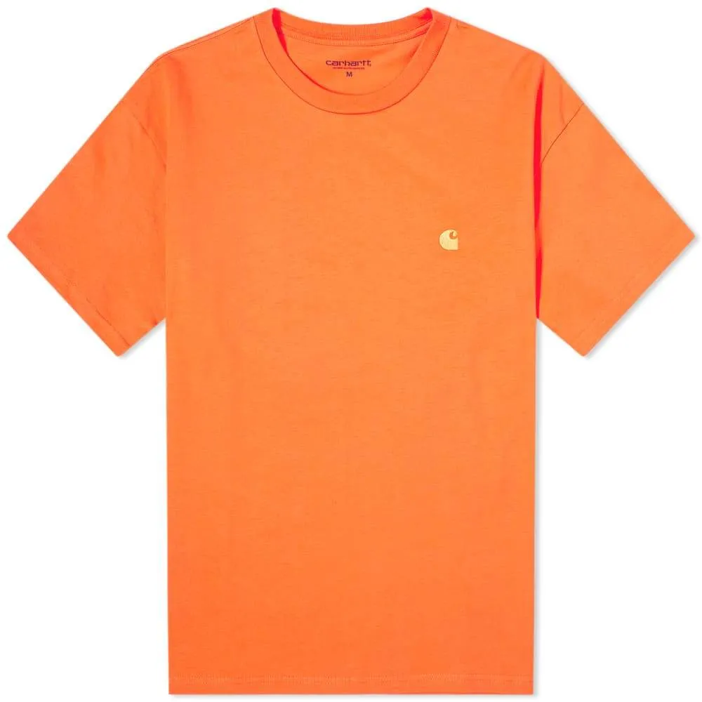 Carhartt WIP Chase T-shirt Orange