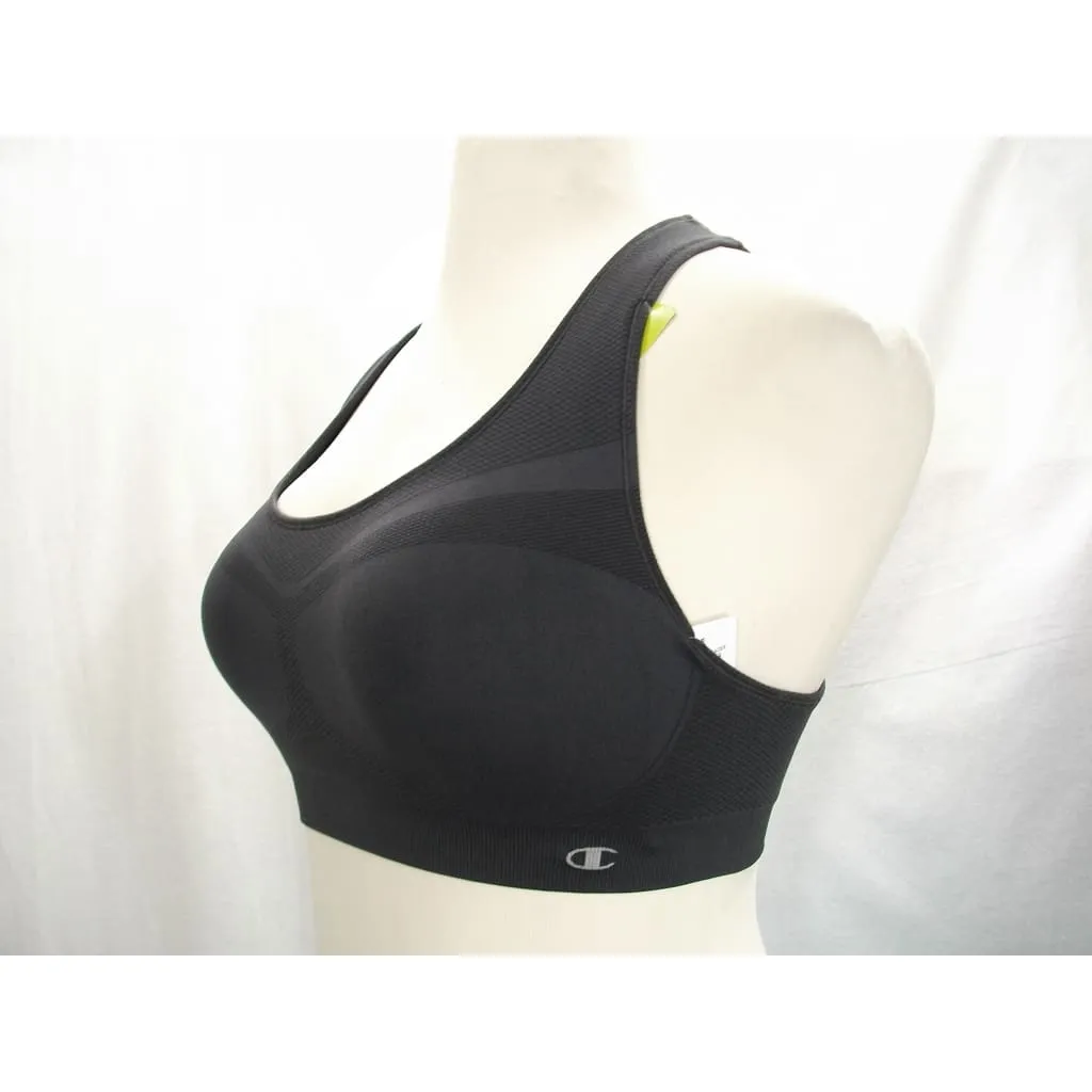 Champion 2900 Freedom Seamless Wire Free Sports Bra SMALL Black NWT