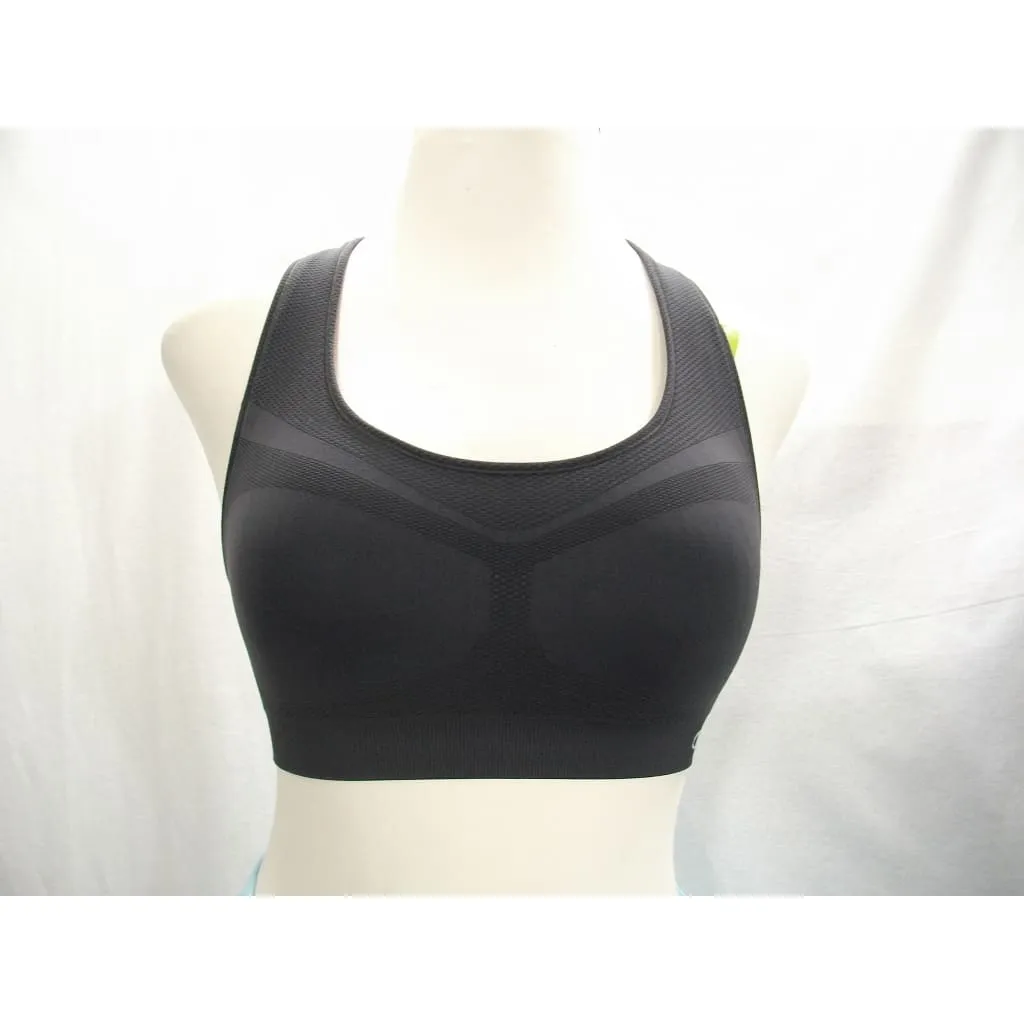 Champion 2900 Freedom Seamless Wire Free Sports Bra SMALL Black NWT