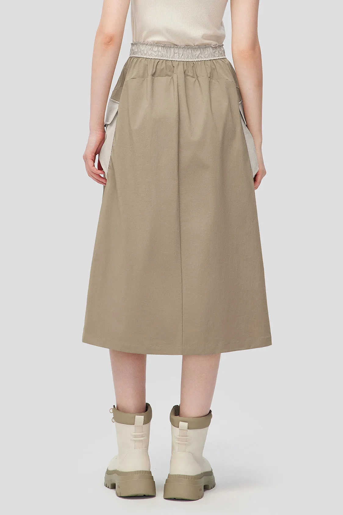 Chute - Women's Water-Repellent Utility Skirt with Parachute Design