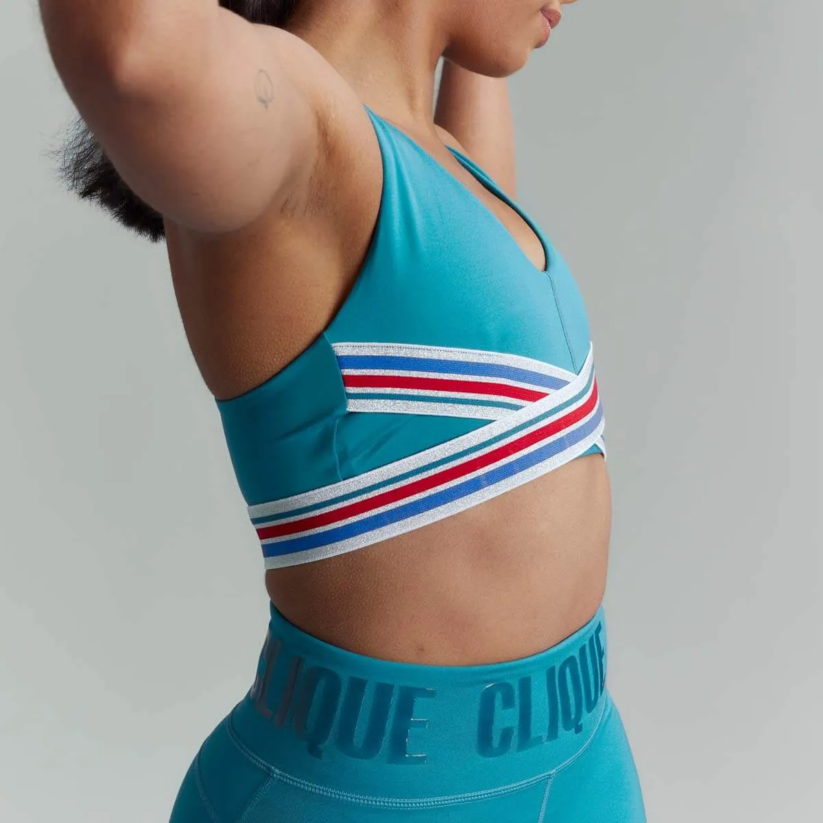 CLQ Full Loop Bra - Teal