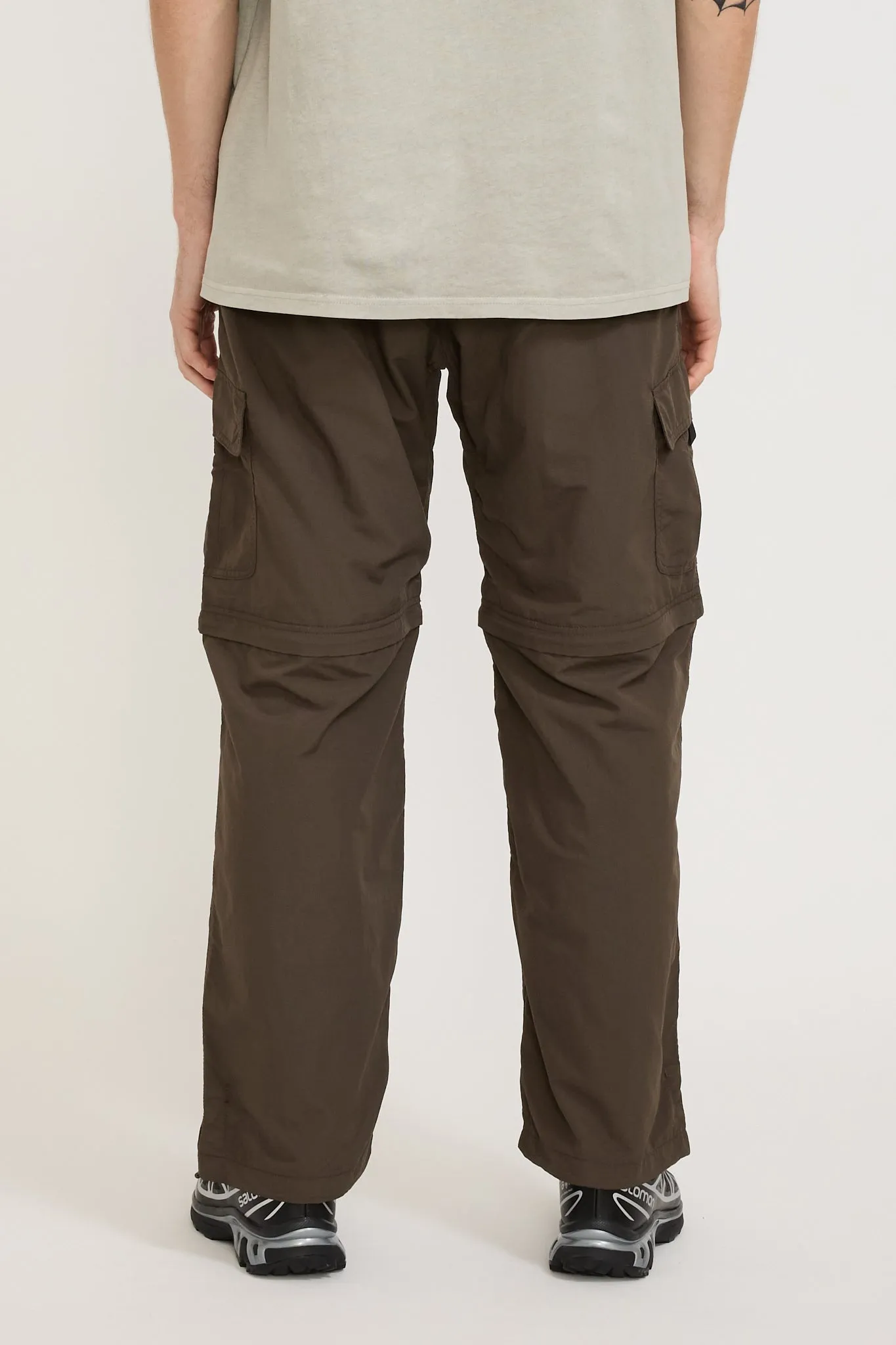 Convertible Micro Ripstop Pant Deep Brown