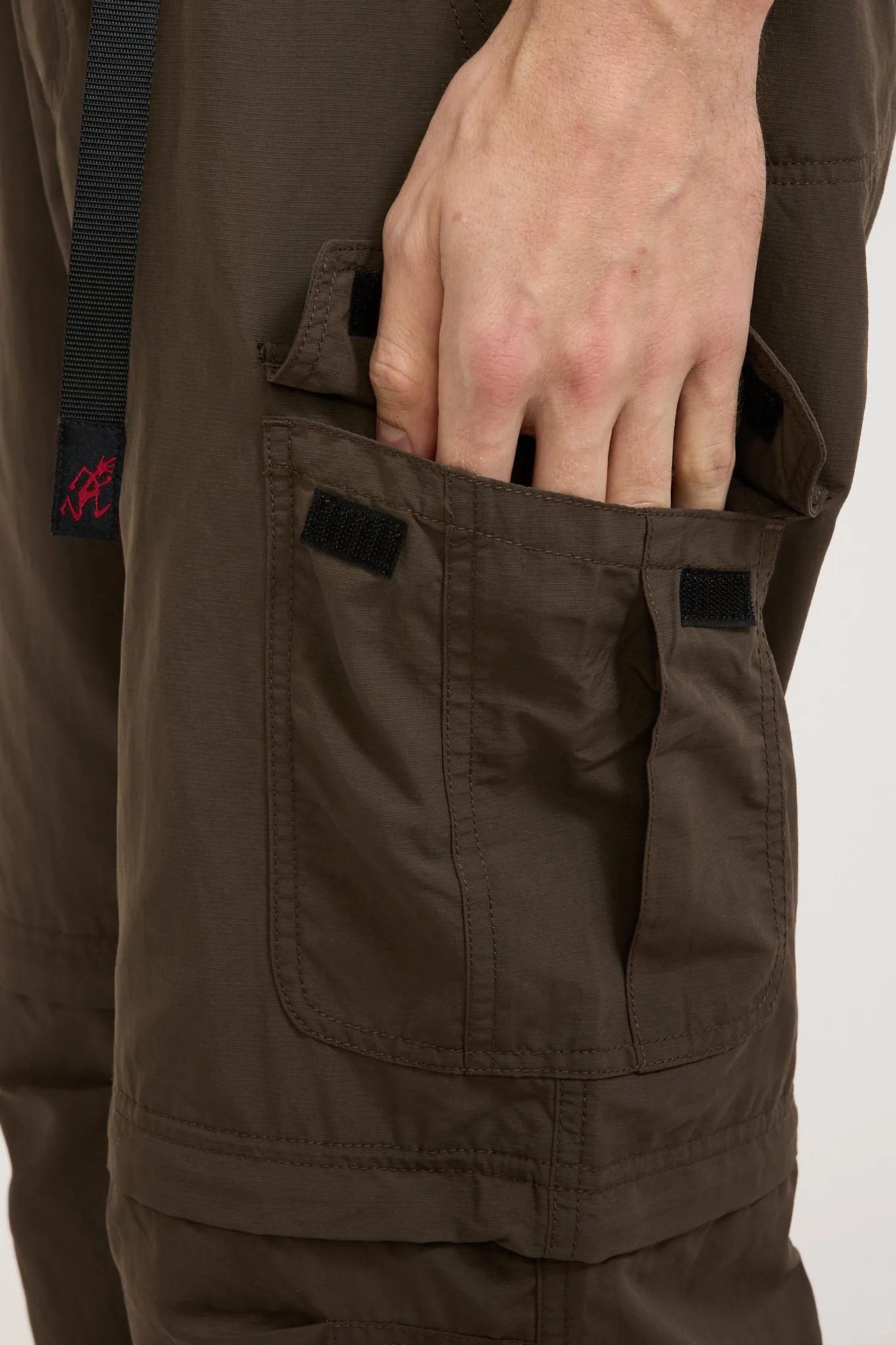 Convertible Micro Ripstop Pant Deep Brown