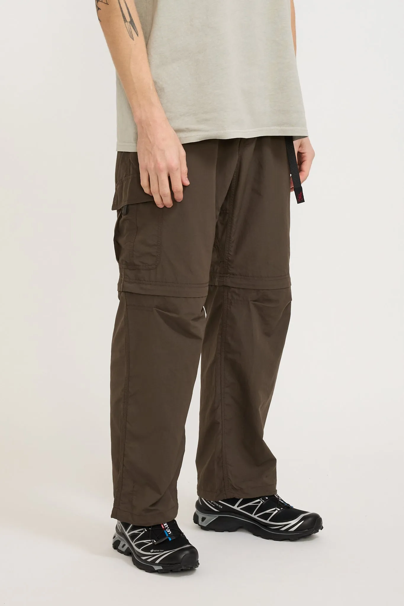 Convertible Micro Ripstop Pant Deep Brown