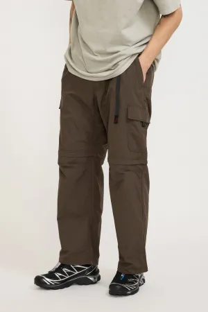 Convertible Micro Ripstop Pant Deep Brown