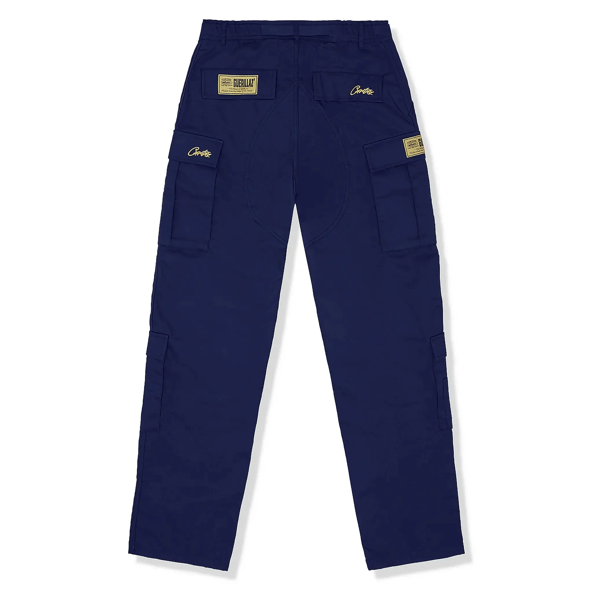 Corteiz Guerillaz Navy Cargo Pants