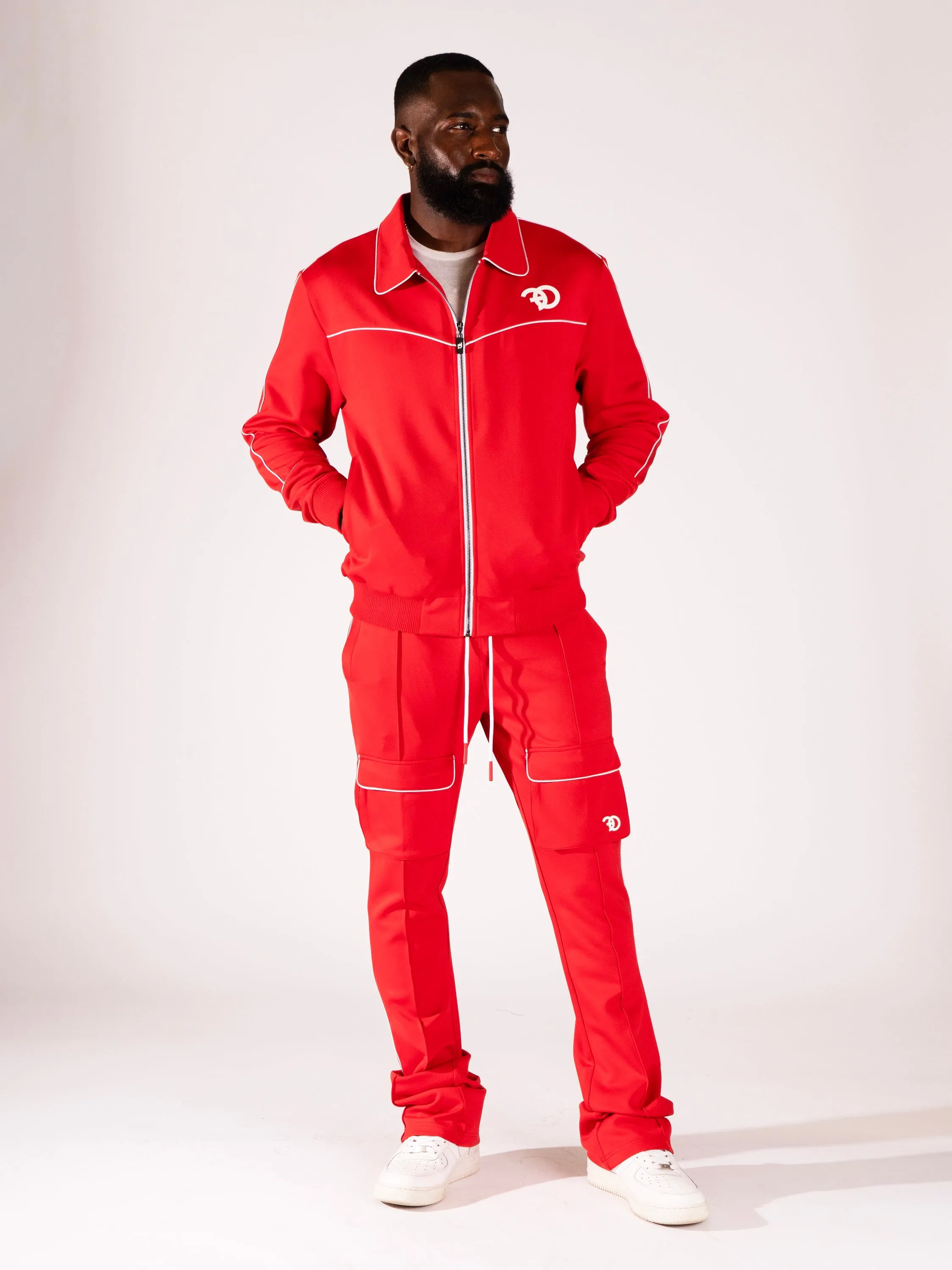 F6770 Romo Track Pants - Red