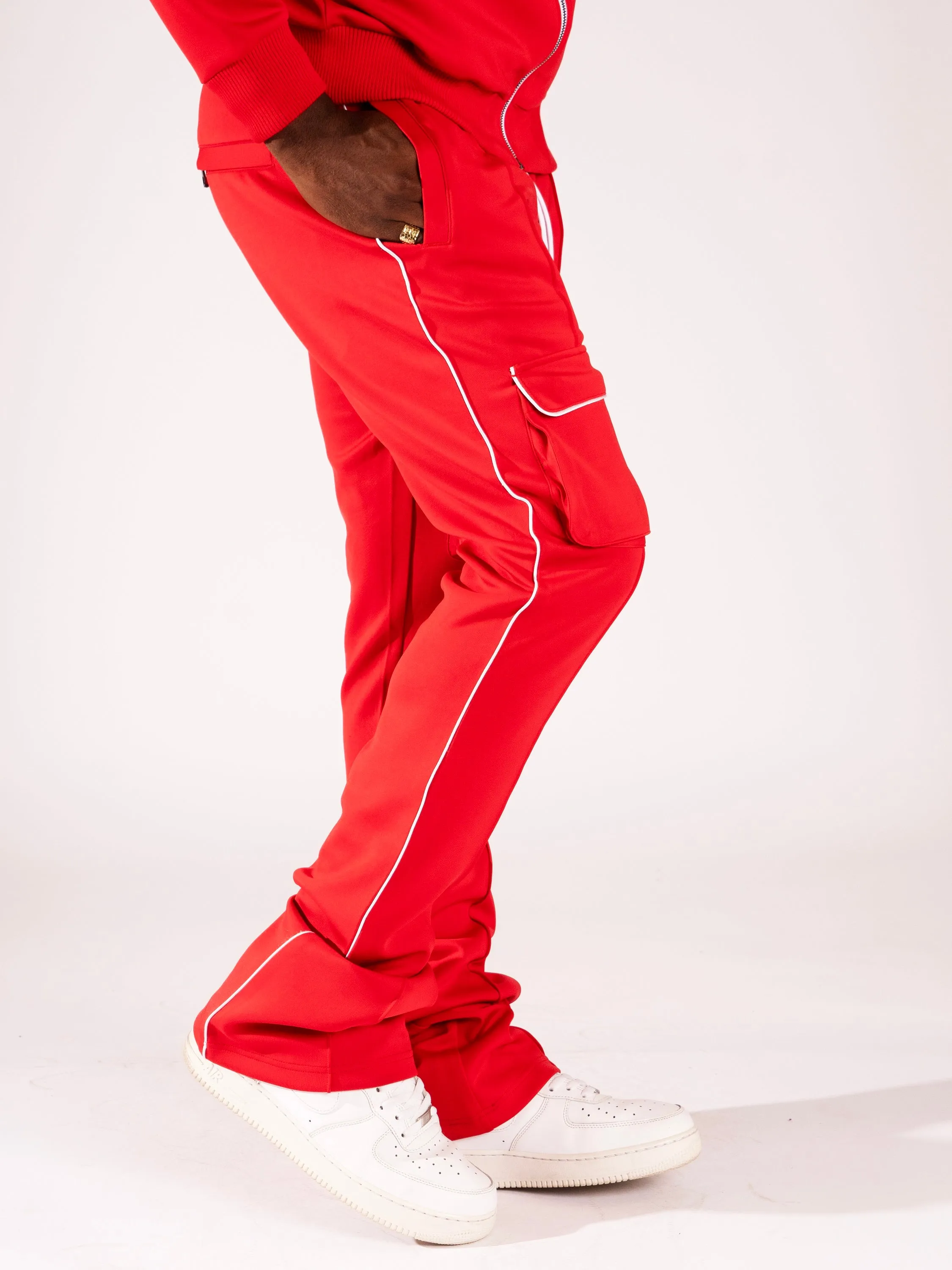 F6770 Romo Track Pants - Red