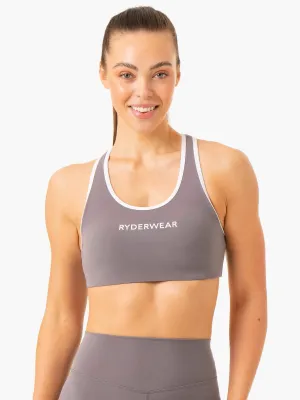 Frequency High Impact Sports Bra - Smoke Grey