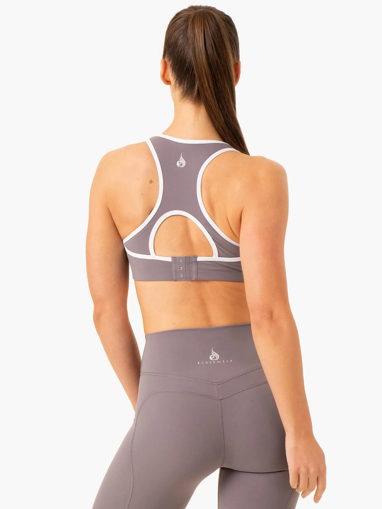 Frequency High Impact Sports Bra - Smoke Grey