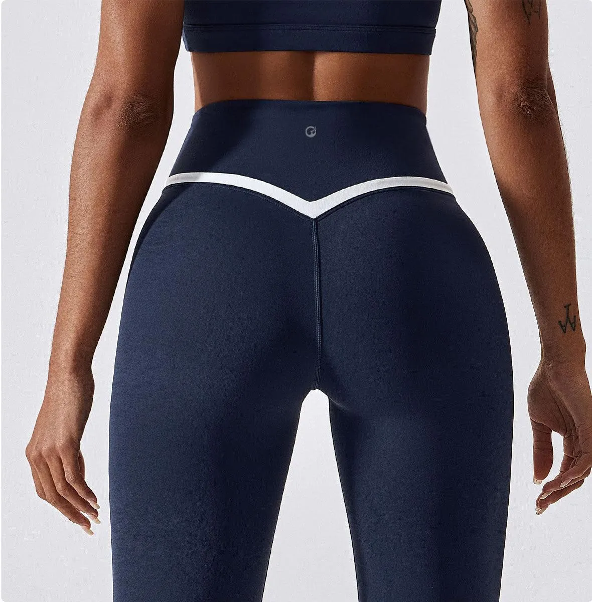 GFIT® Splicing and Contrasting colors Gym Leggings For Women