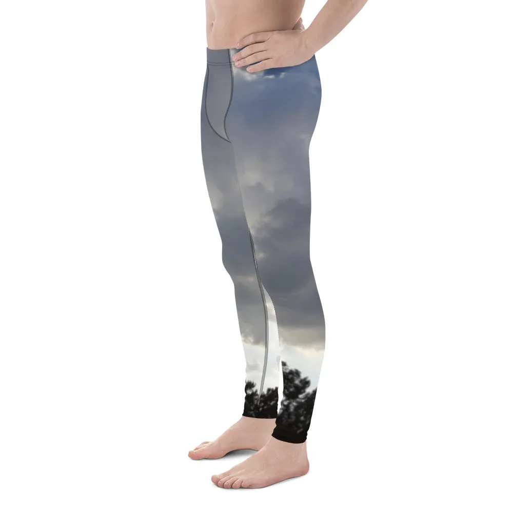 GG - Men's Leggings - Trees & Clouds