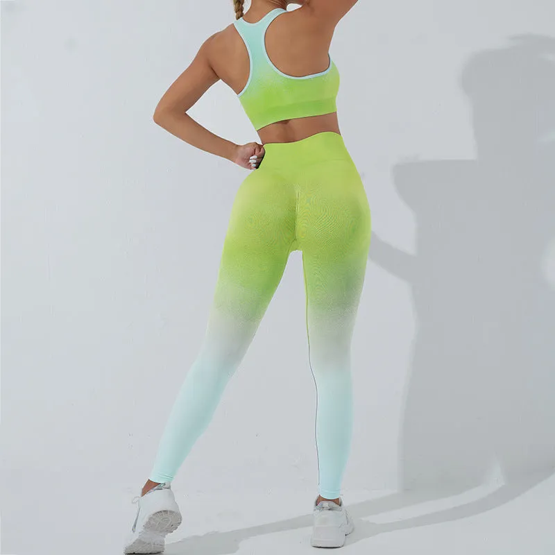 Gradient Seamless Yoga Sets