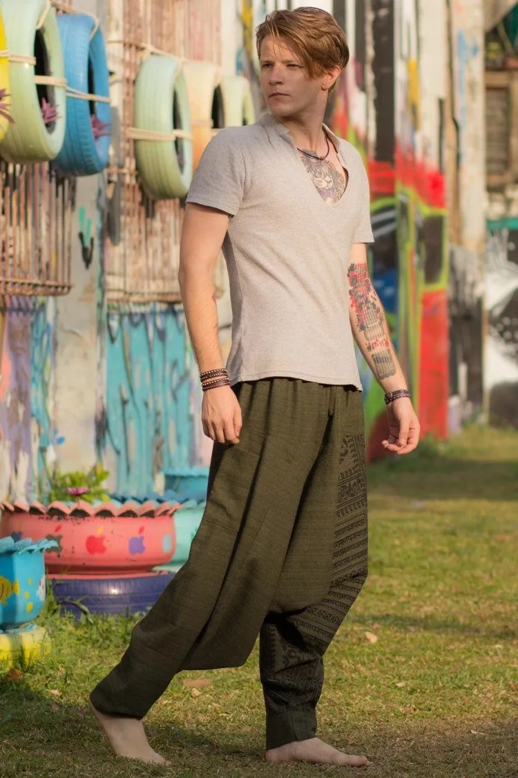 Green Om Pants