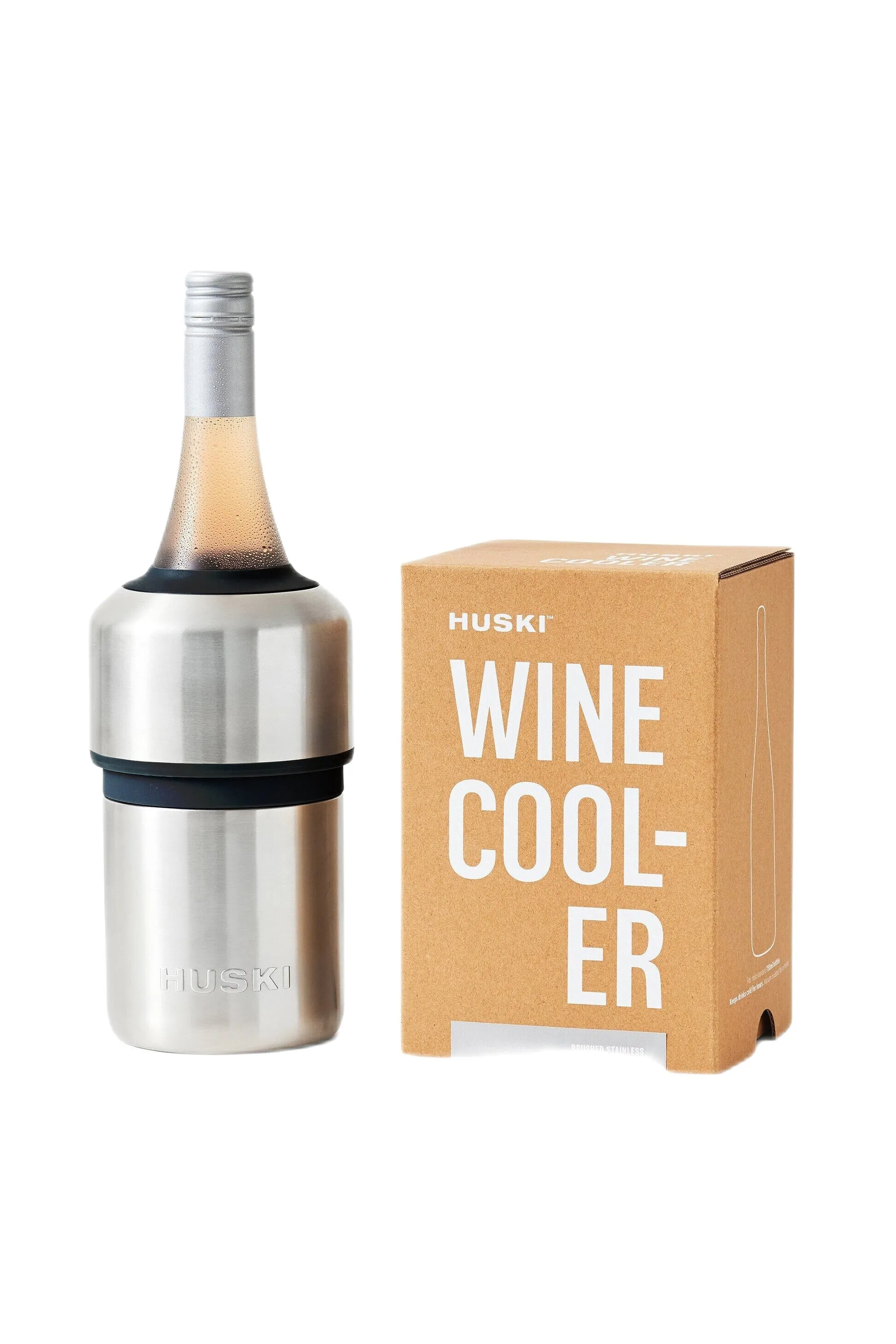 Huski - Wine Cooler - Brushed Stainless Steel