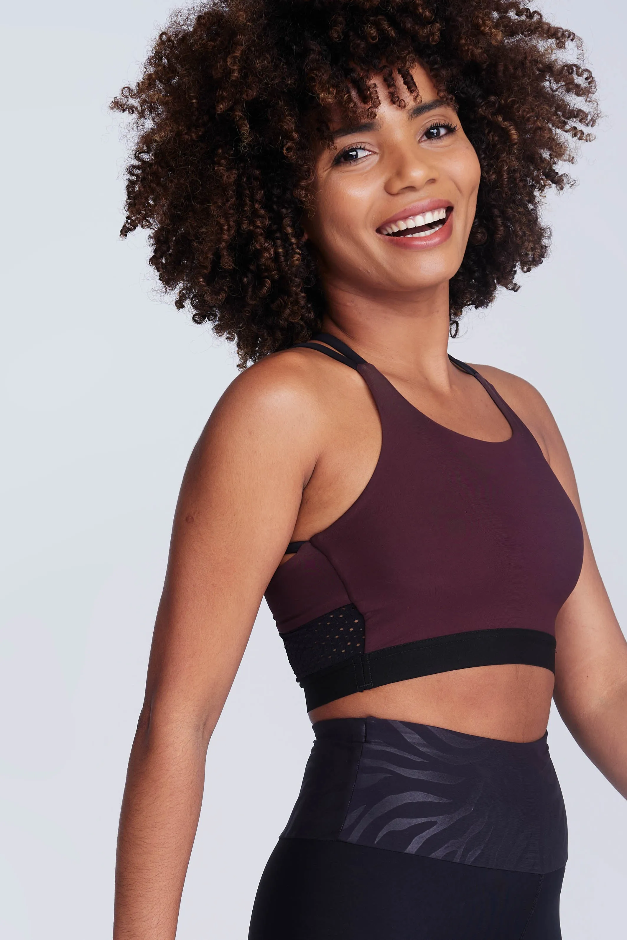 Ignite Sports Bra in Truffle