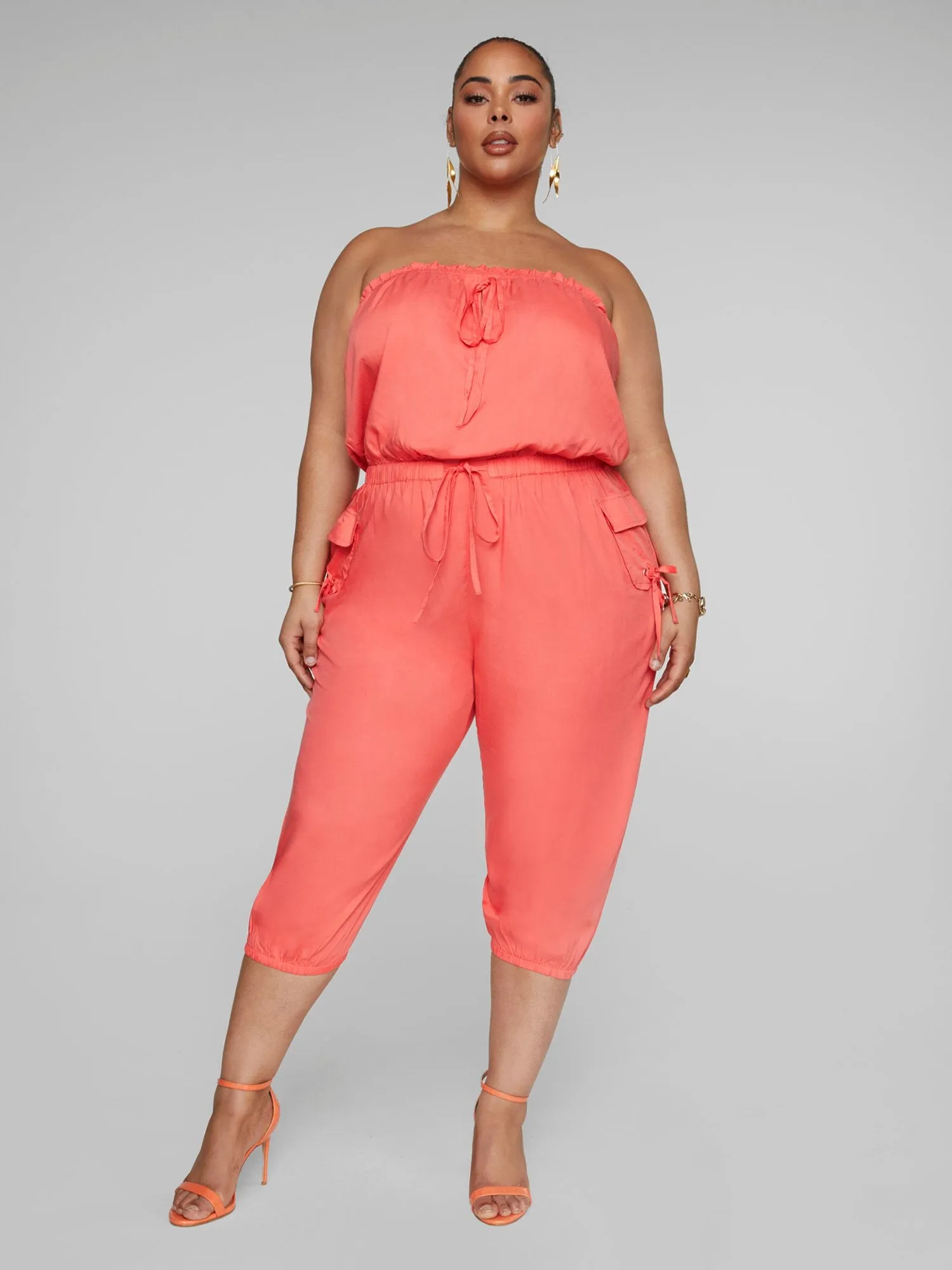 Jenny Strapless Utility Jumpsuit