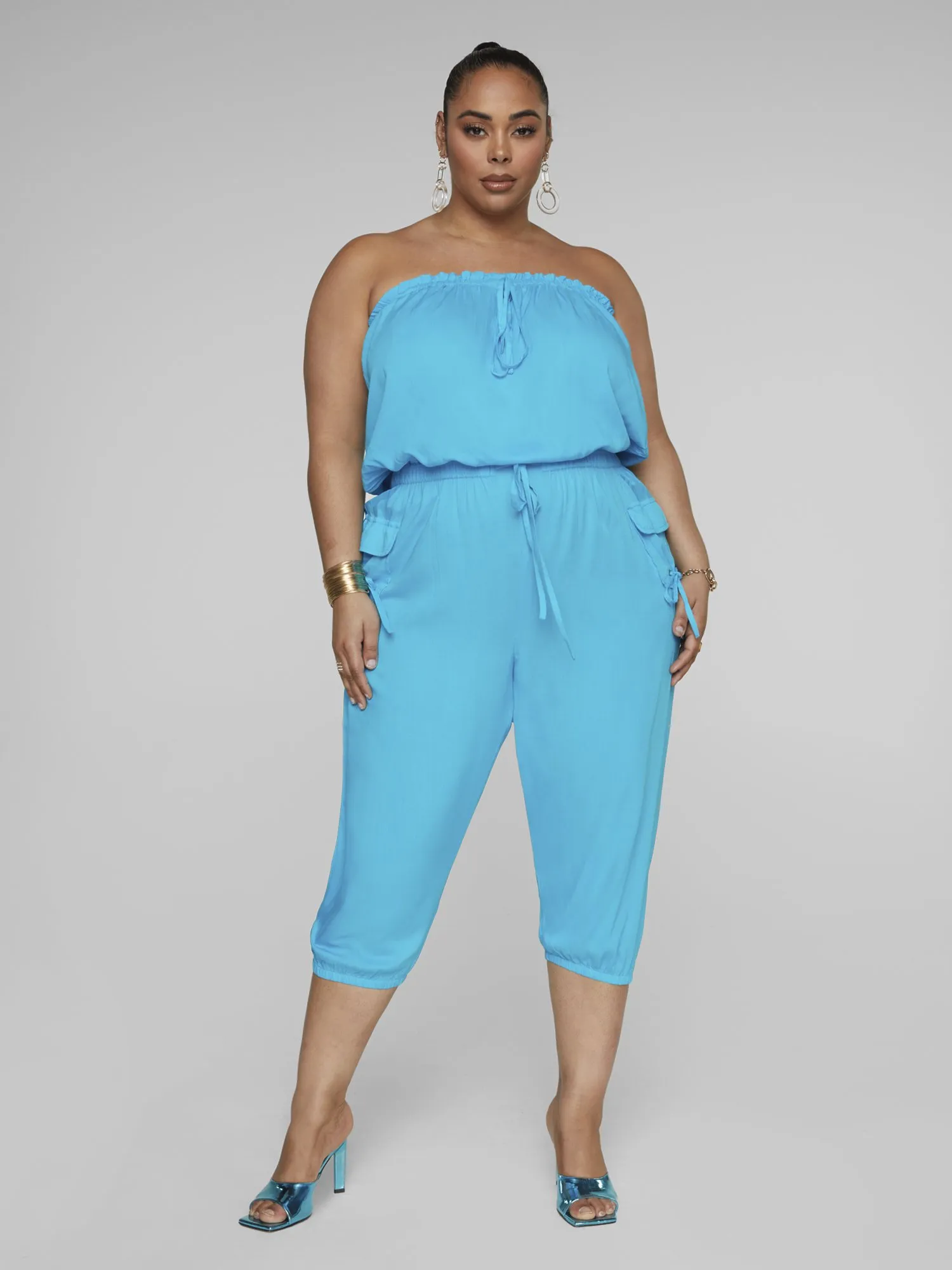 Jenny Strapless Utility Jumpsuit