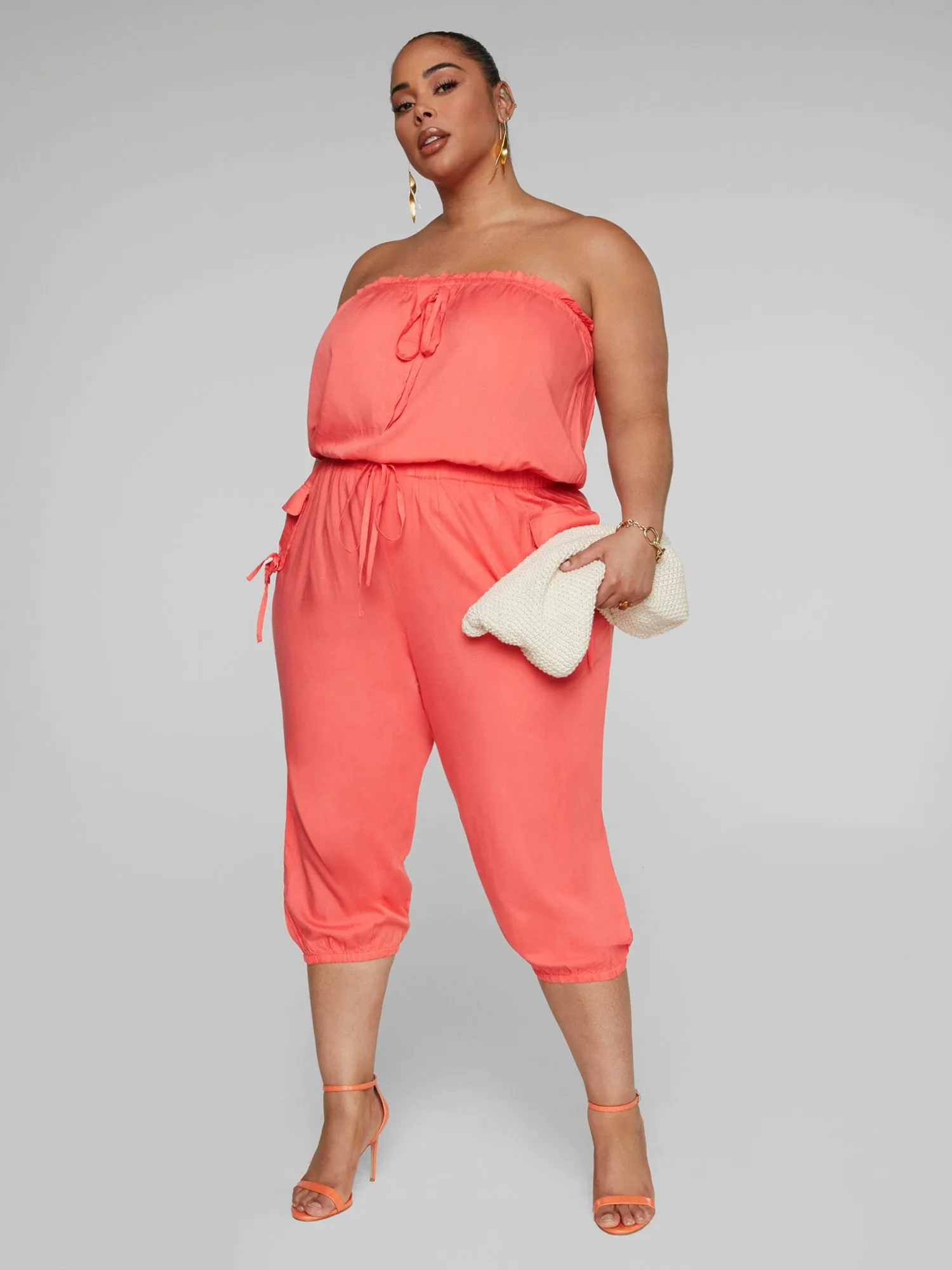 Jenny Strapless Utility Jumpsuit