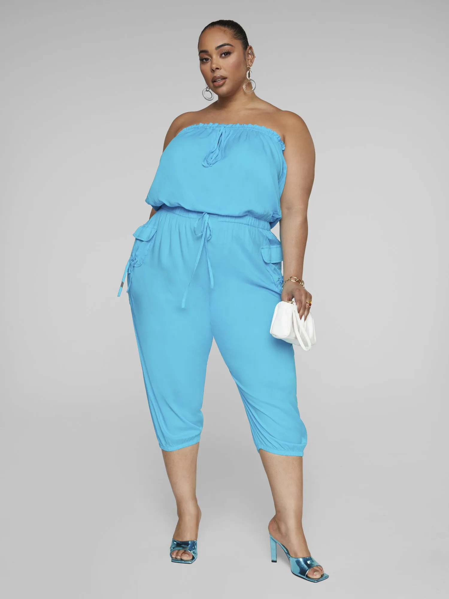 Jenny Strapless Utility Jumpsuit