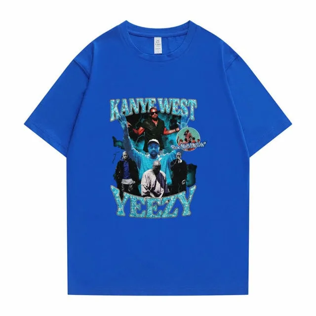 Kanye West Print Hip Hop T-shirt