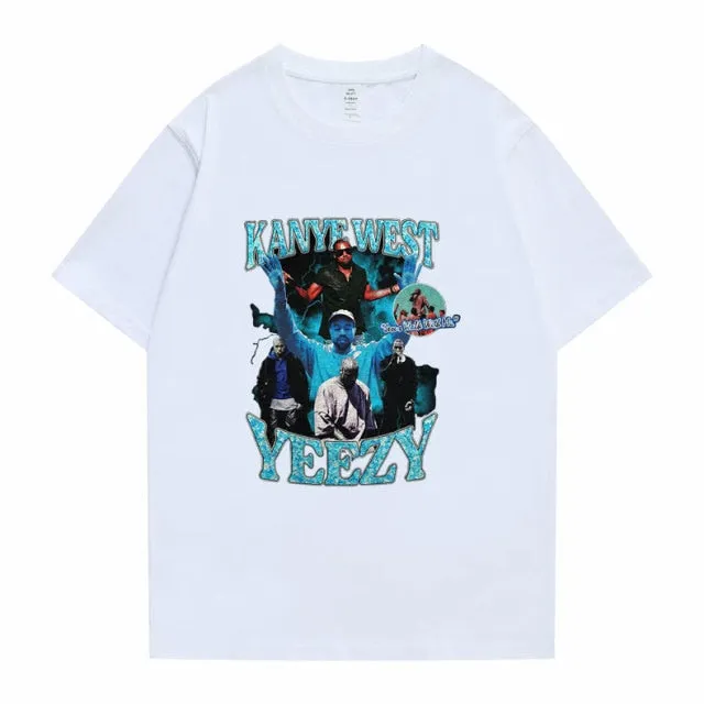 Kanye West Print Hip Hop T-shirt