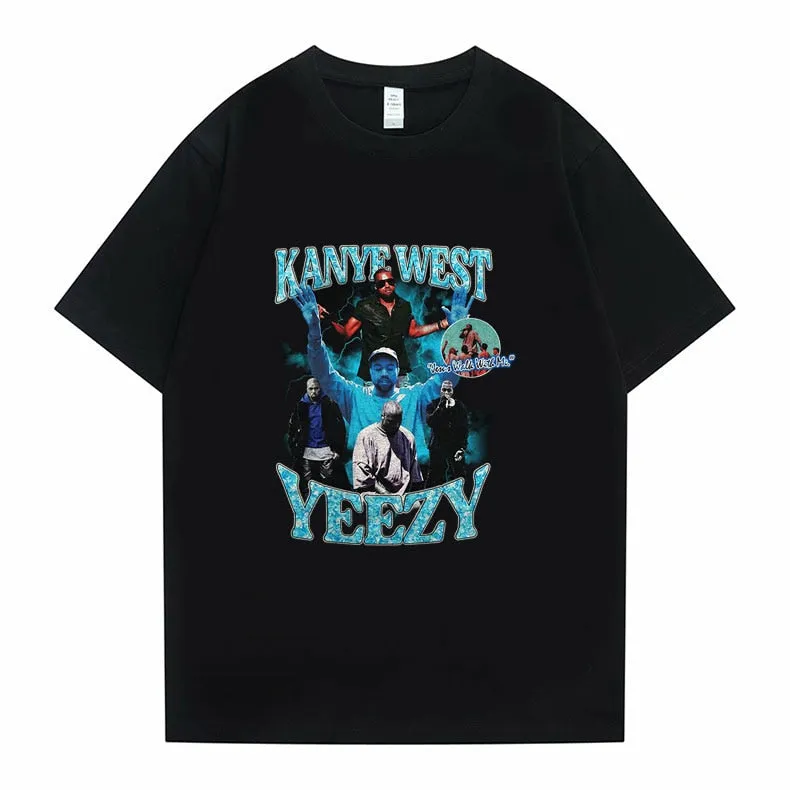 Kanye West Print Hip Hop T-shirt