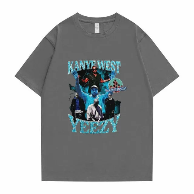 Kanye West Print Hip Hop T-shirt