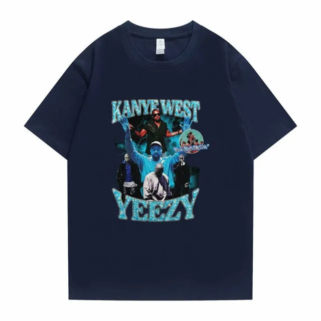 Kanye West Print Hip Hop T-shirt