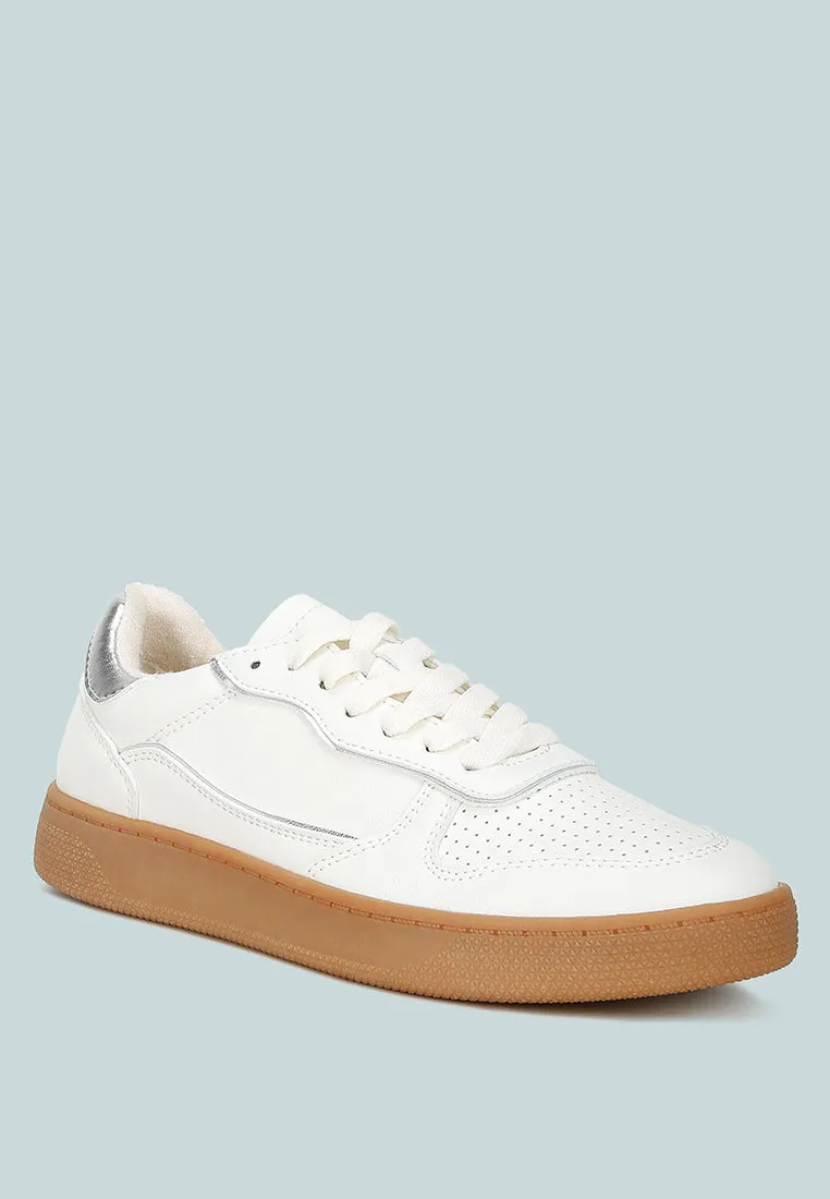 Kyniska Faux Leather Everyday Sneakers