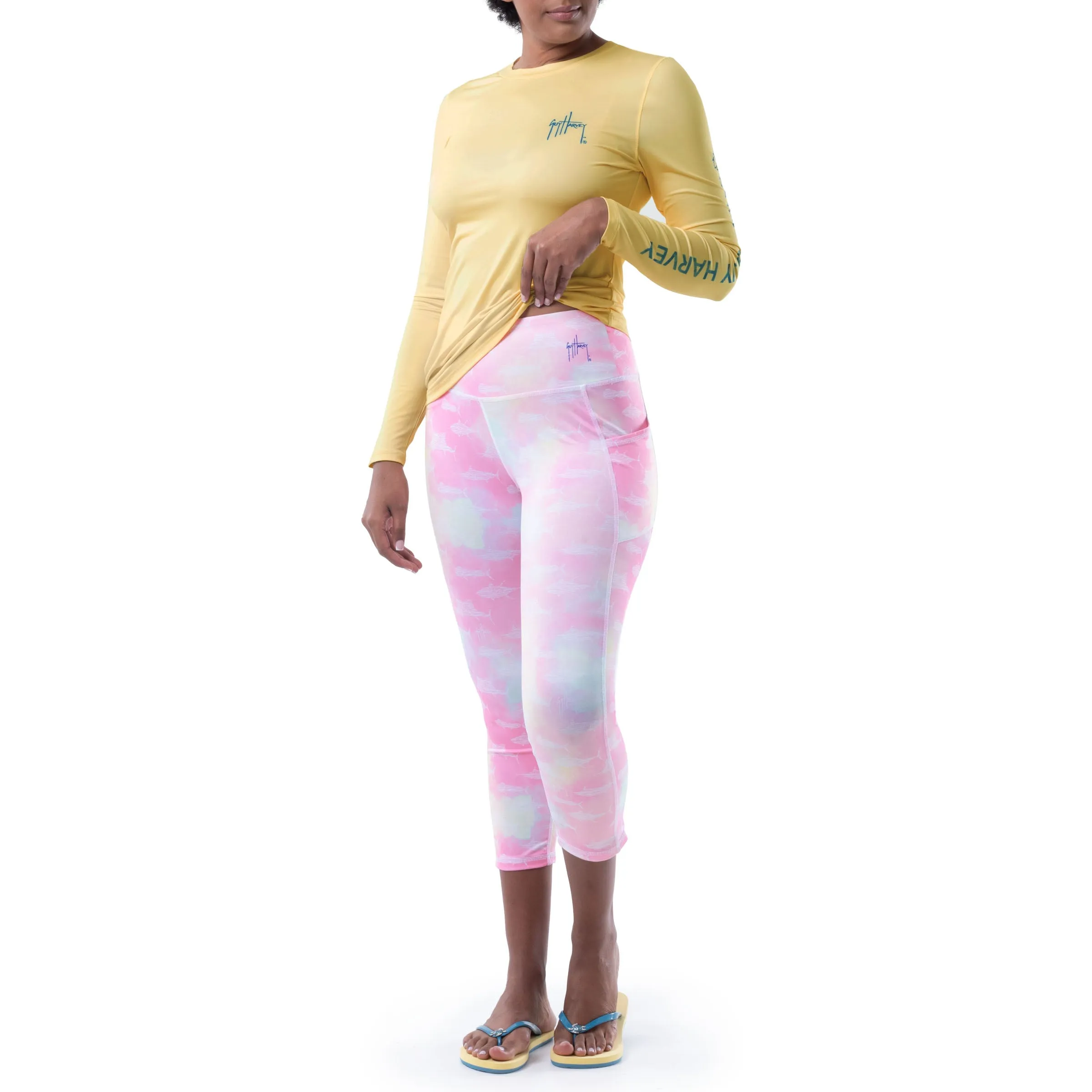 Ladies GH Tie Dye Yoga Pants