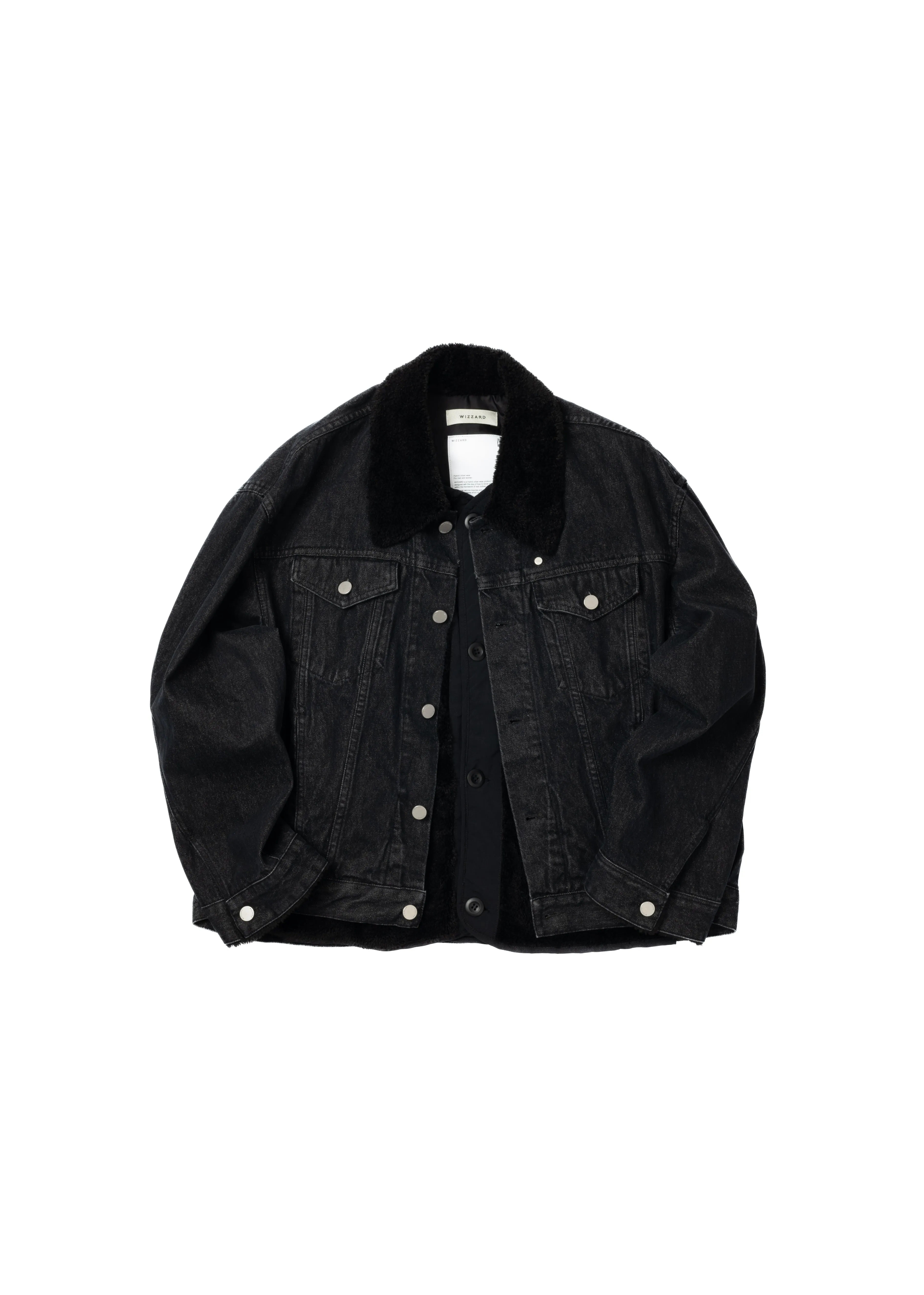 LAYERED DENIM BLOUSON