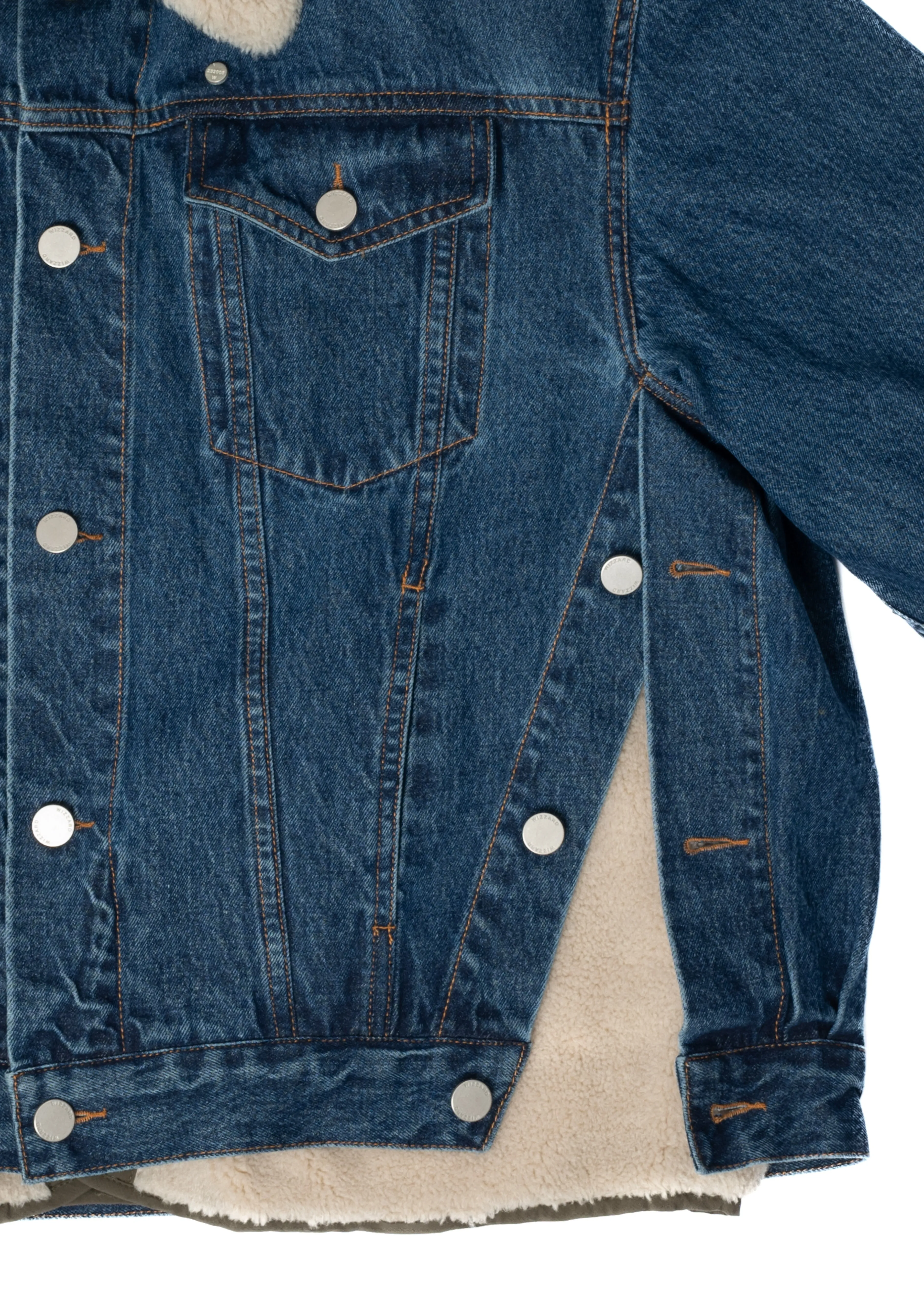 LAYERED DENIM BLOUSON