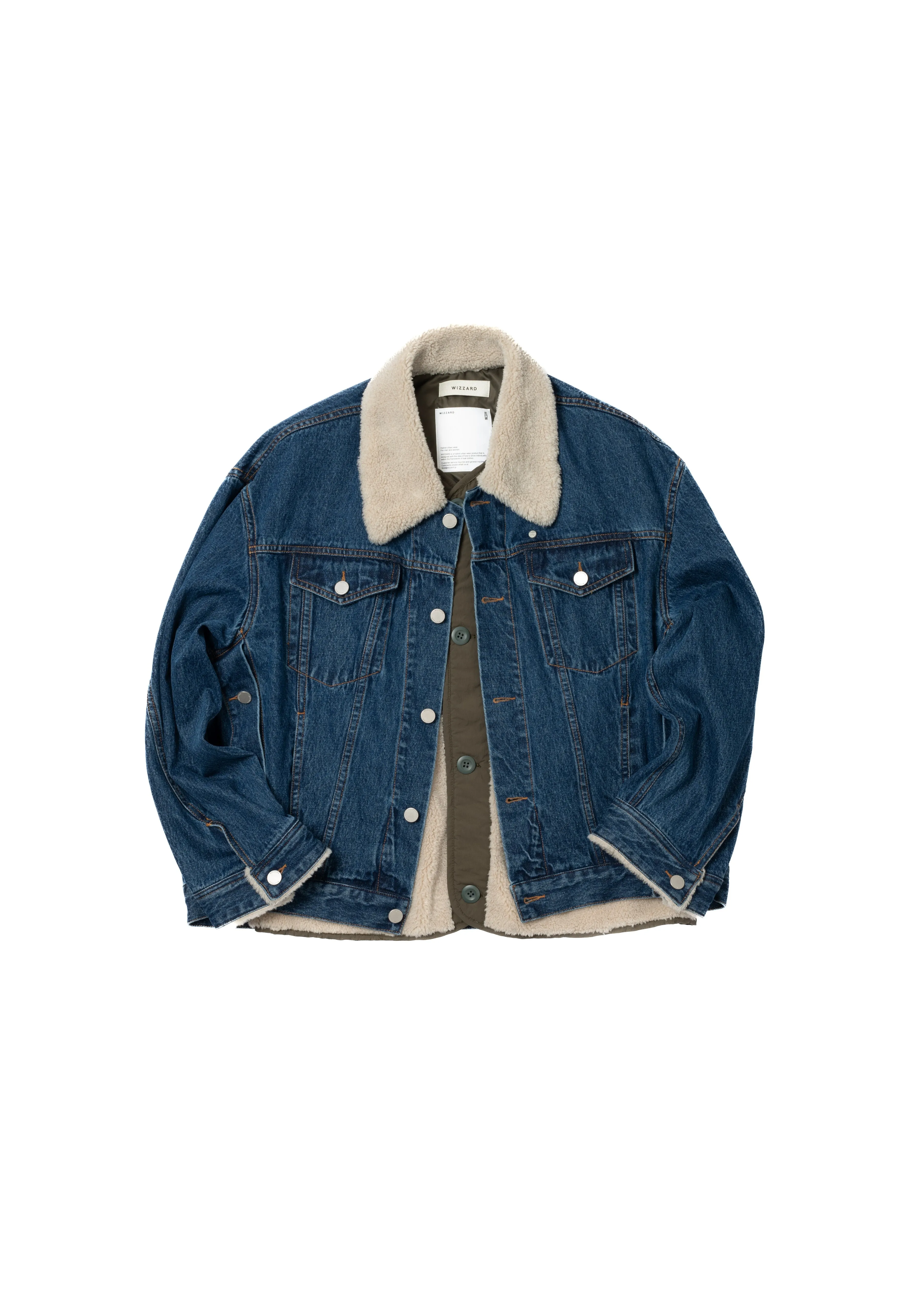 LAYERED DENIM BLOUSON