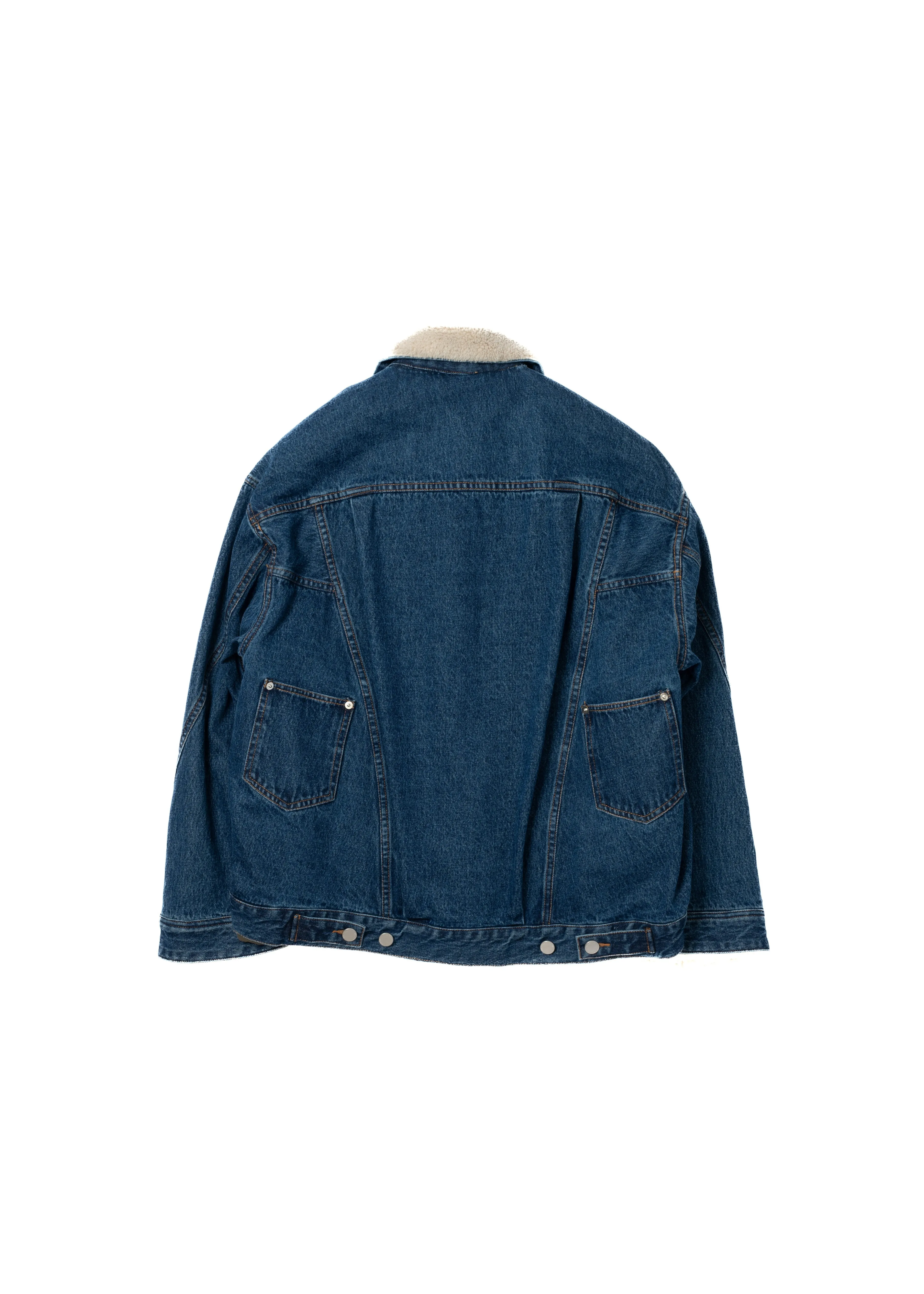 LAYERED DENIM BLOUSON