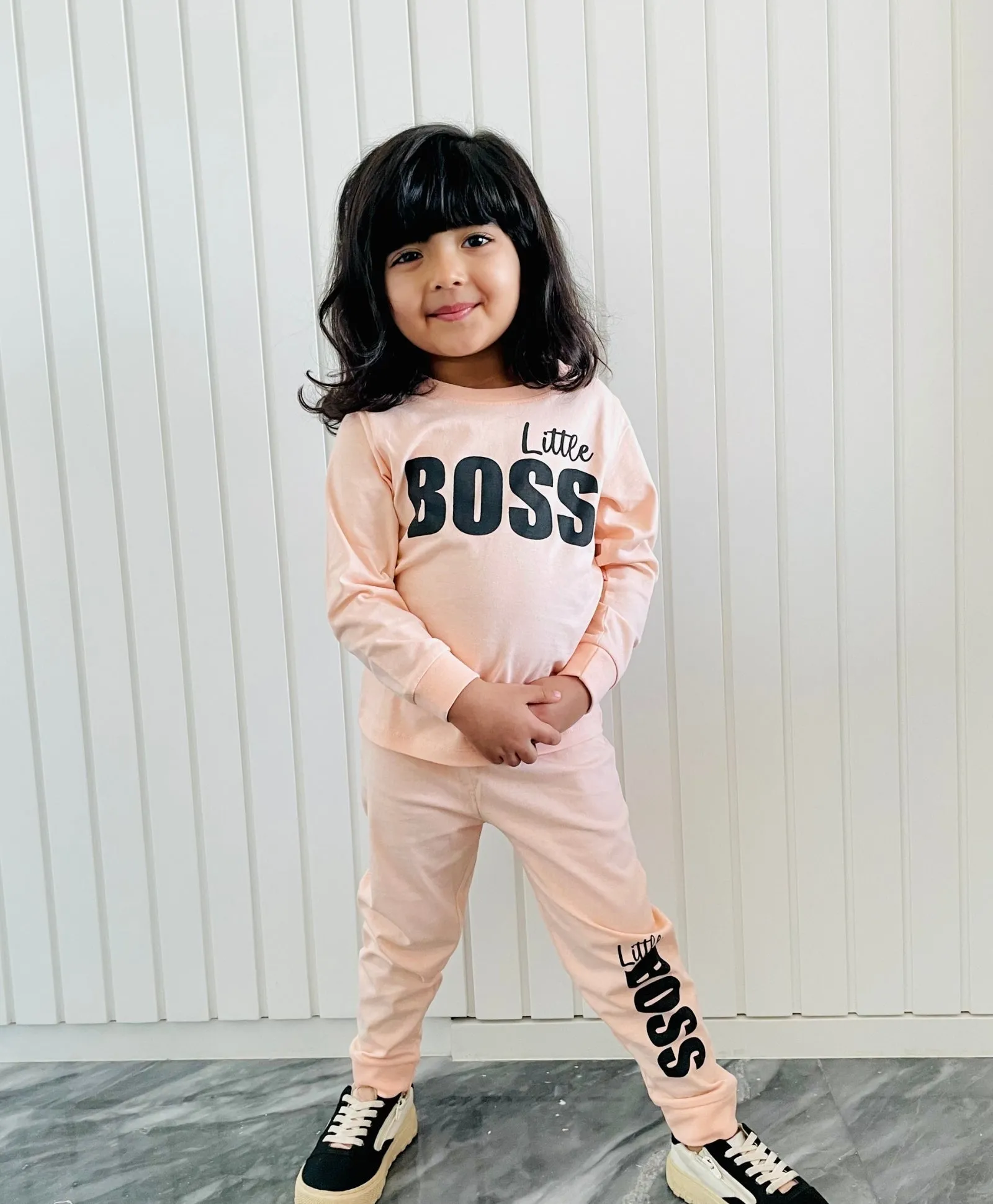 Little Boss Full Sleeves T-Shirt & Pants Set