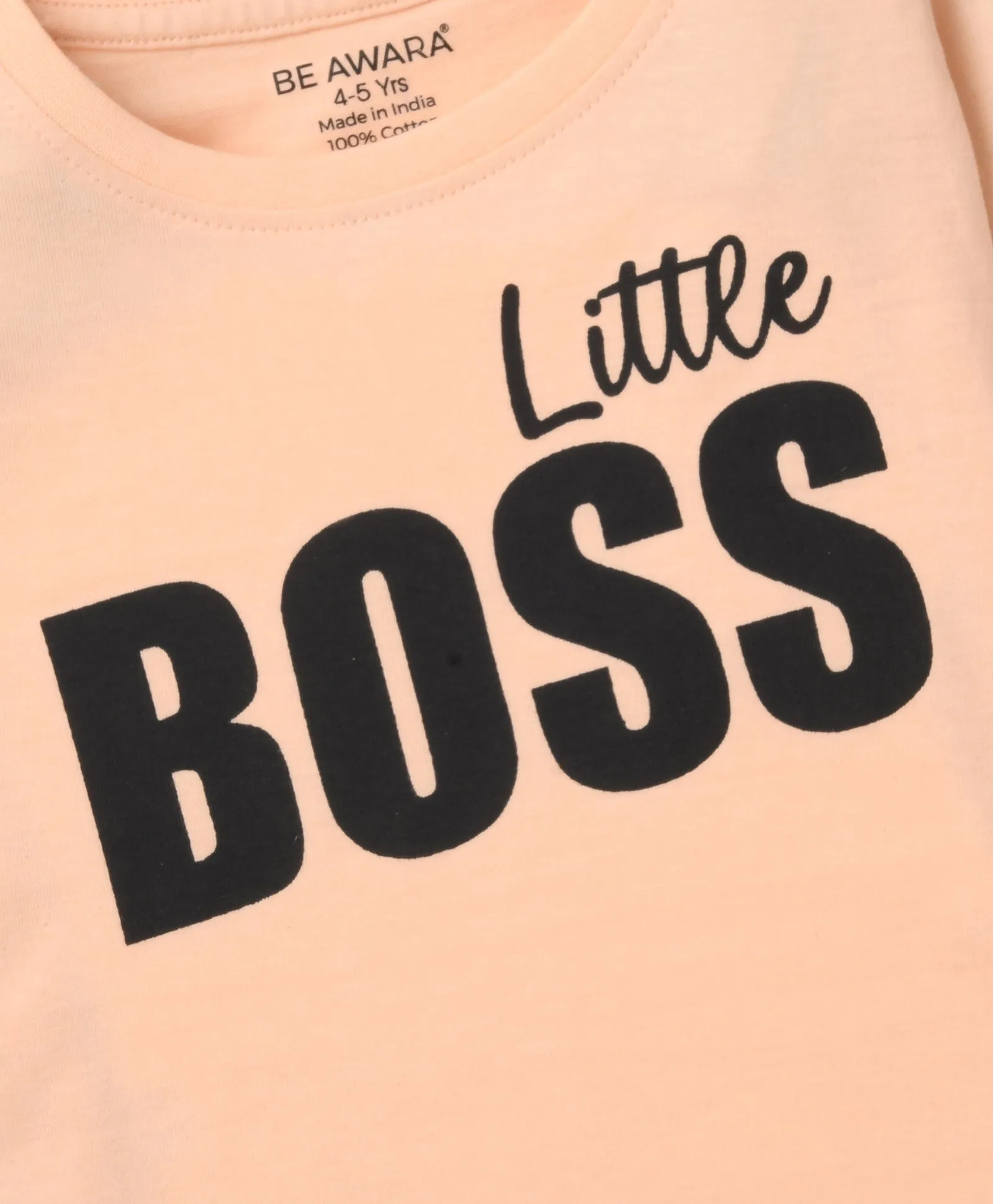 Little Boss Full Sleeves T-Shirt & Pants Set